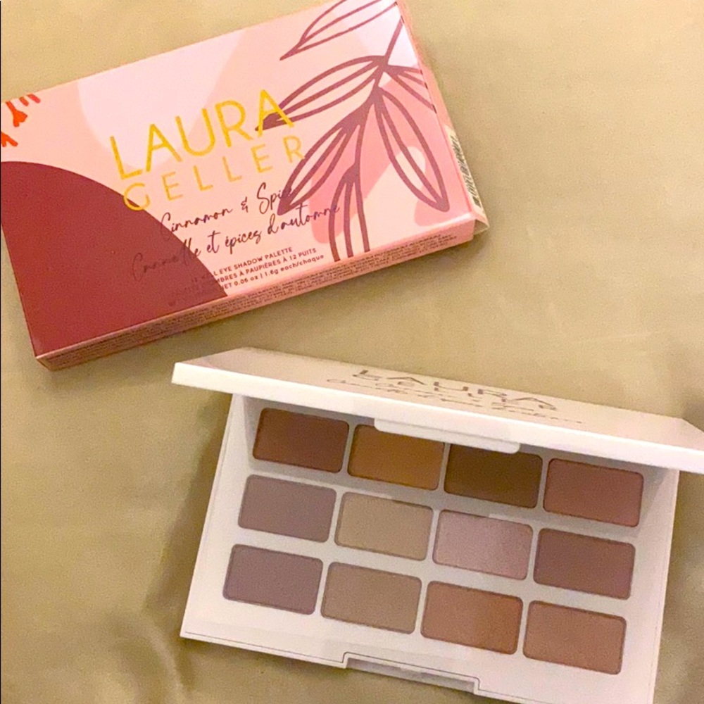 Laura Geller Cinnamon & Spice Eyeshadow Palette Neutral Makeup Shimmer Matte NIB